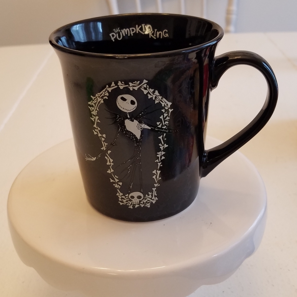 Disney The Night Before Christmas The Pumpkin King Mug Black